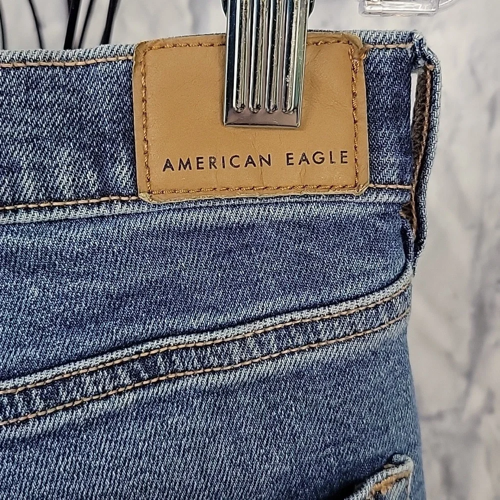 AMERICAN‎ EAGLE Stretch Women's 90's Straight Jeans Size 6